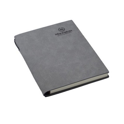 A5 Suede Leather Bound Hardcover Notebook