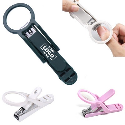 Baby Nail Clipper with Magnifying Glass.