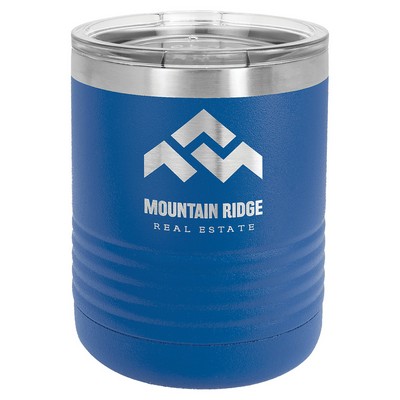Polar Camel 10 oz. Royal Blue Ringneck Tumbler w/Clear Lid
