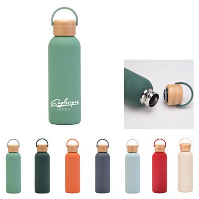 304 Grade Stainless Steel Insulated Water Bottle with Silicone Handle