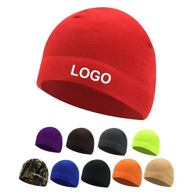 Polar Fleece Beanie Hats