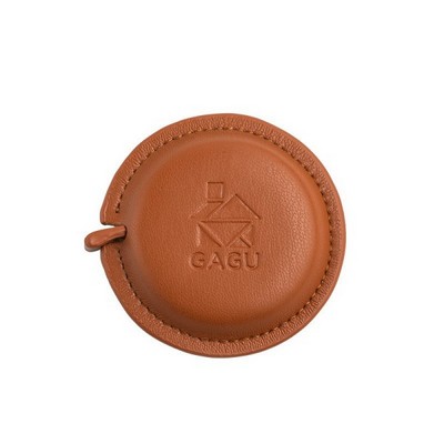 60-Inch PU Leather Auto-Retracting Tape Measure