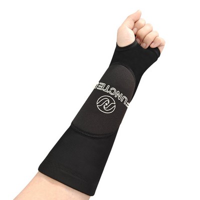 Volleyball Cushioning Decompression Breathable Volleyball Arm Sleeves W/ Grip