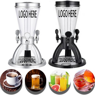 118 OZ Triple Tap Draft Beer&Beverage Tower