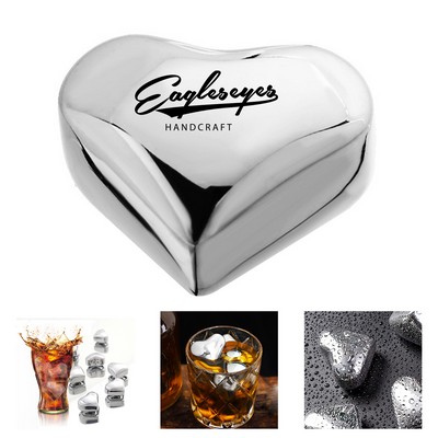 Heart Shaped Stainless Steel Ice Cube