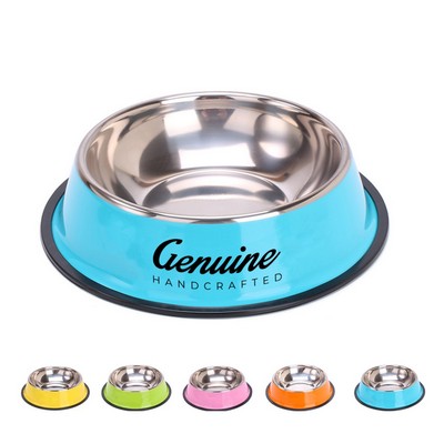 Double-Deck Stainless Steel Pet Bowl