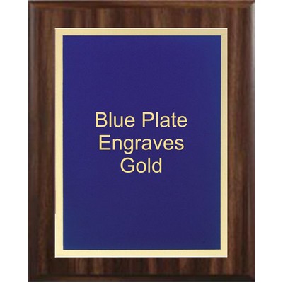 Cherry Plaque 6" x 8" - Blue/Gold 4" x 6" Simplicity Plate