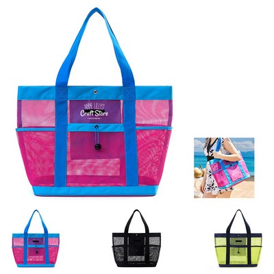 Durable Polyester Beach Tote Bag
