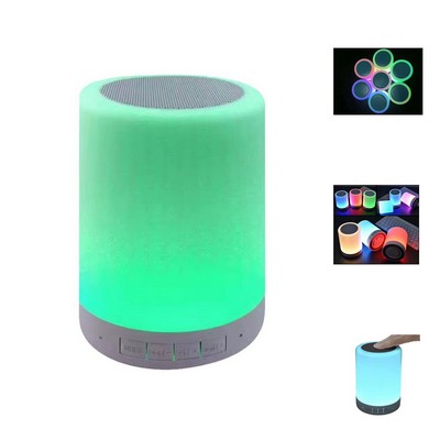 Touch Bedside Lamp with Bluetooth Speaker