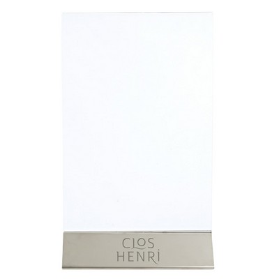 Stainless Steel Acrylic Menu Holder