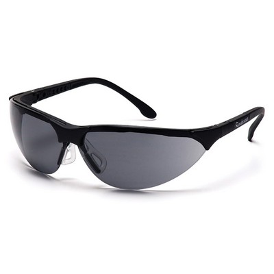 Rendezvous Safety Glasses, Black Frame with Gray Lens