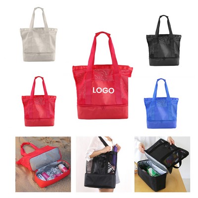 Mesh Beach Cooler Bag