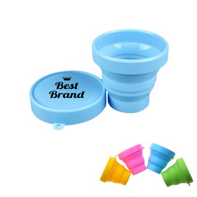 Portable Retractable Silicone Folding Cup