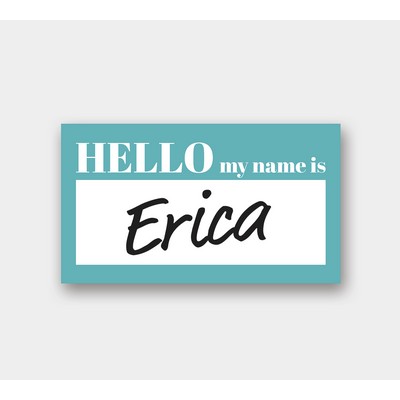 Rectangle - Permanent Outdoor Sticker - 3.5" x 2"