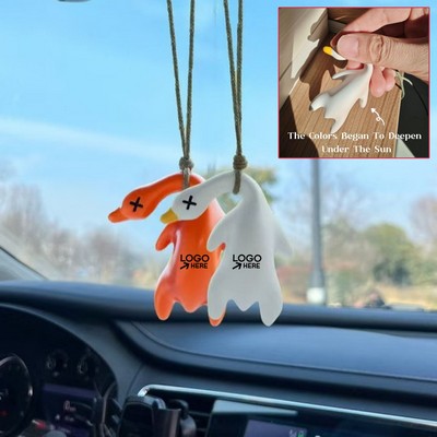 Sunlight-Activated Color-Changing Ghost Pendant Decoration