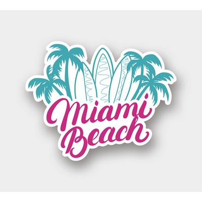 Permanent Writeable Matte Sticker - 7 to 8 Square Inches