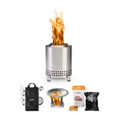 Solo Stove - Mesa Tabletop Roasty-n-Toasty Bundle - STAINLESS