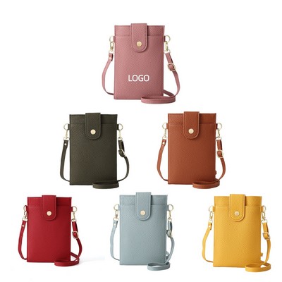 Vertical-style Crossbody Mobile Phone Pouch