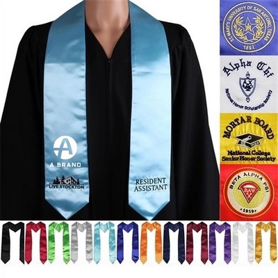 Custom Satin Graduation Stoles