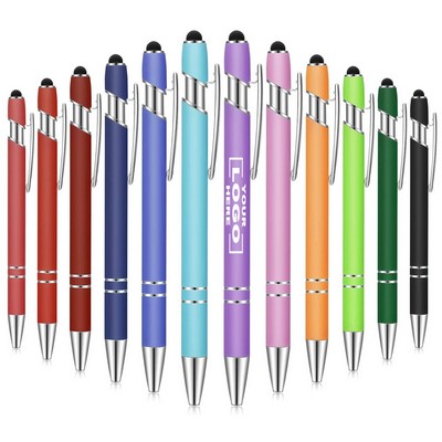 Dual-Tip Stylus Ballpoint Pen