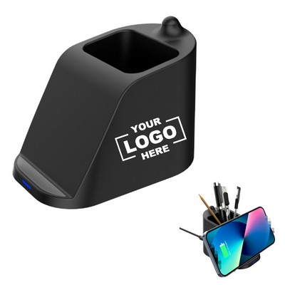 Desk Organizer with Wireless Charger
