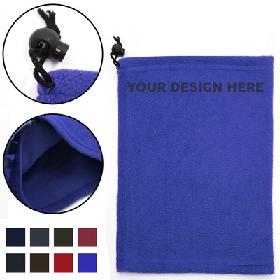 Customizable Fleece Neck Warmer for Winter
