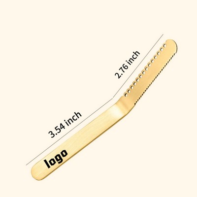 Threaded Butter Knife With Holes