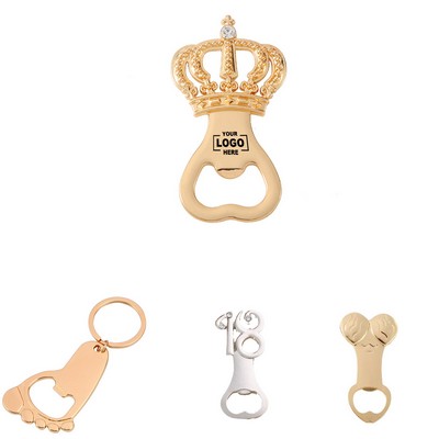 Crown Shape Bottle Opener Footprint Bottle Driver