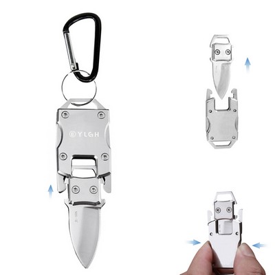 Buckle Style Knife With Carabiner