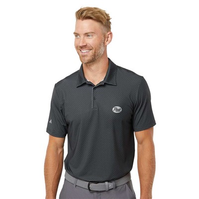 Adidas® Diamond Dot Print Embroidered Polo