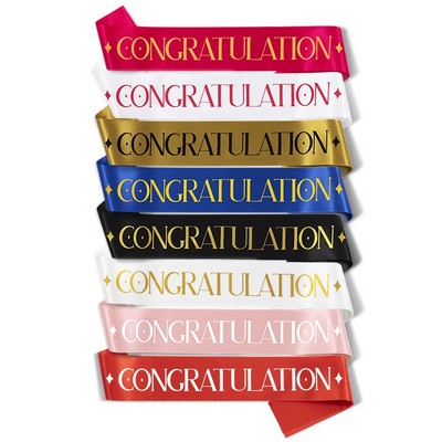 Congratulation Sash