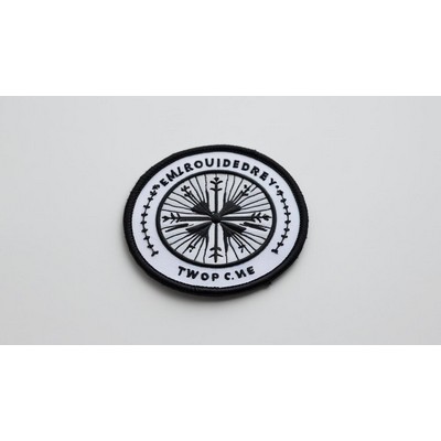 Custom Embroidered Patches - 4 inches - FREE SHIP