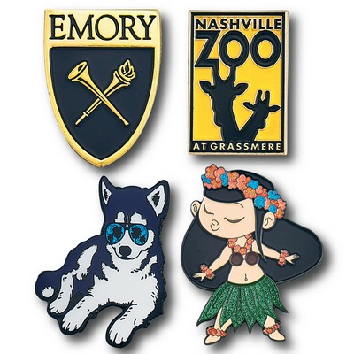 1-3/4" Die Struck Soft Enamel Lapel Pin