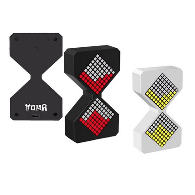 LED Digital Electronic Hourglass Gravity Sensing Timer