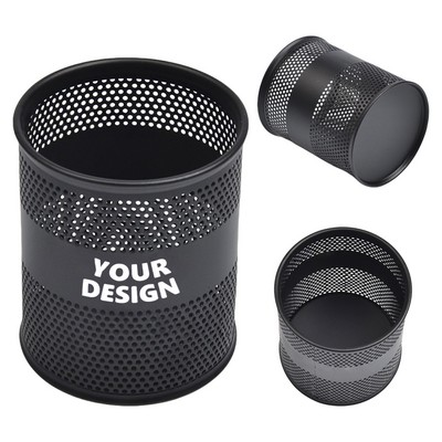 Black Pen Pencil Holder Cup
