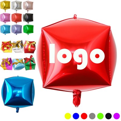 22" 4D Cubez Foil Balloon