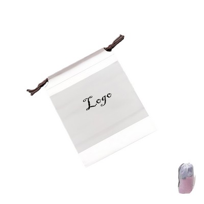 Clear Plastic Drawstring Bags