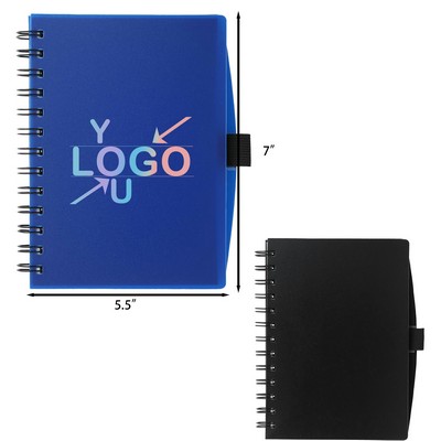 7 Inches x 5.5 Inches Eco-Friendly Spiral Journal