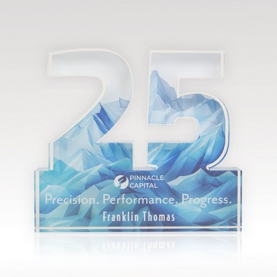 3/4" Acrylic Numerals Style 25 – Plus Series