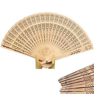 Skeleton Wooden Fan