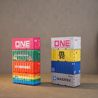 Tinplate Cargo Shipping Container Model