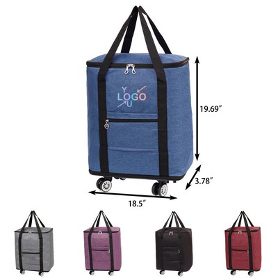 Wheeled Expandable Travel Duffel Bag