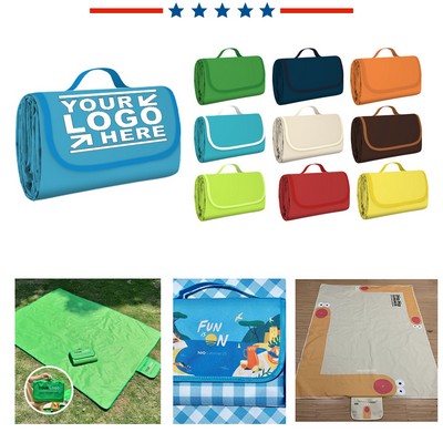 Foldable Roll Up Picnic Blankets