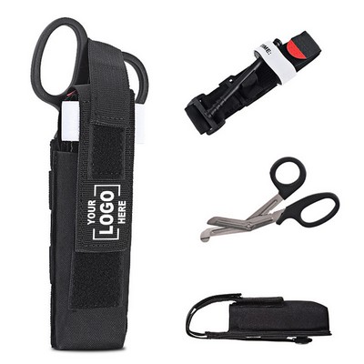 Compact Outdoor First Aid Kit with Tourniquet Holder