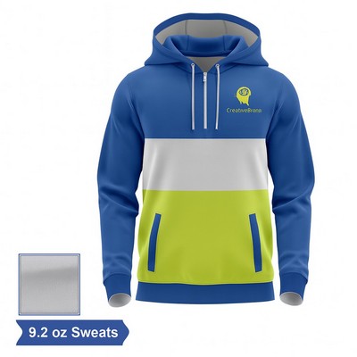 UPF Performance Qtr - Zip Hoodie Unisex Sublimation