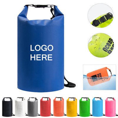 3L Waterproof Roll Top Dry Bag with Shoulder Strap