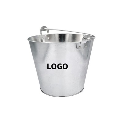 Galvanized Pail Ice Bucket for Beer