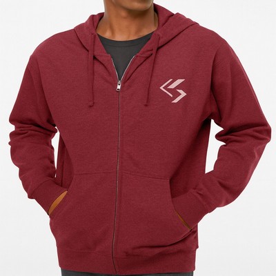 Adult and Kids Custom 7.4 Oz Cotton Full Zip Hoodie (DTF)