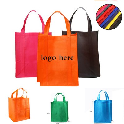 Ocean-Themed Large Non-Woven Grocery Tote