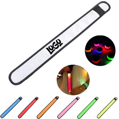 Polyester Led Glow Bracelets Light Up Armbands